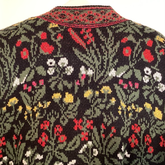 Mathias Vintage Floral Tunic Style Sweater Women’s 2X made in USA - Picture 5 of 13